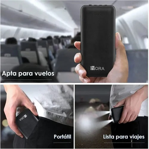 Batería Portátil GAR148 10.000mAh – Power Bank con Carga Rápida