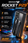 Movisun Rocket P25 – Energía Turbo 20,000mAh