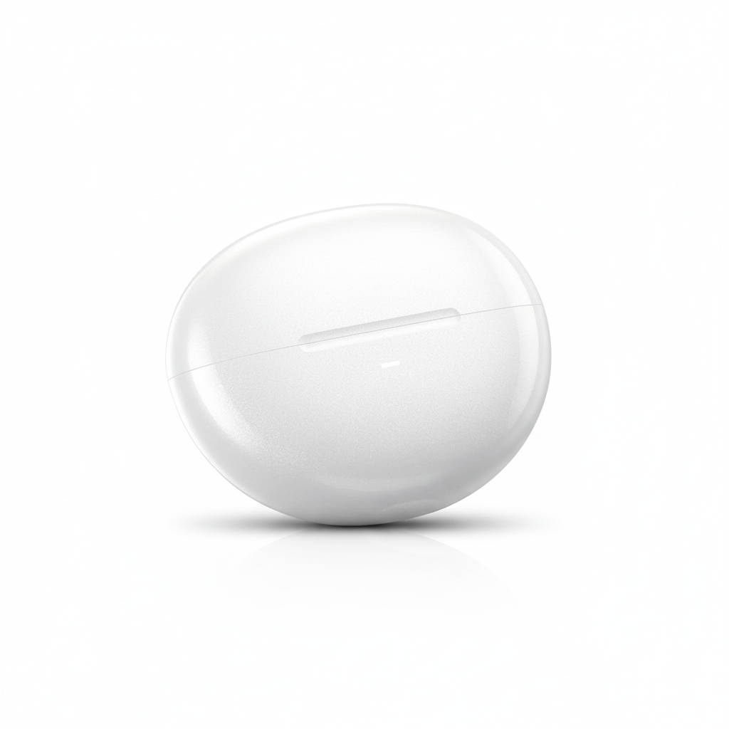 Estuche de carga auriculares blancos